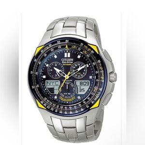 Citizen Eco-Drive Skyhawk Blue Angels Edition Titanium Watch